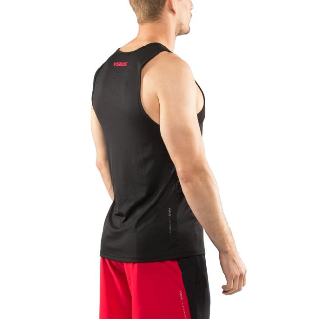 Тренировочная майка Virus TT4 - Black/Red | Фото 1