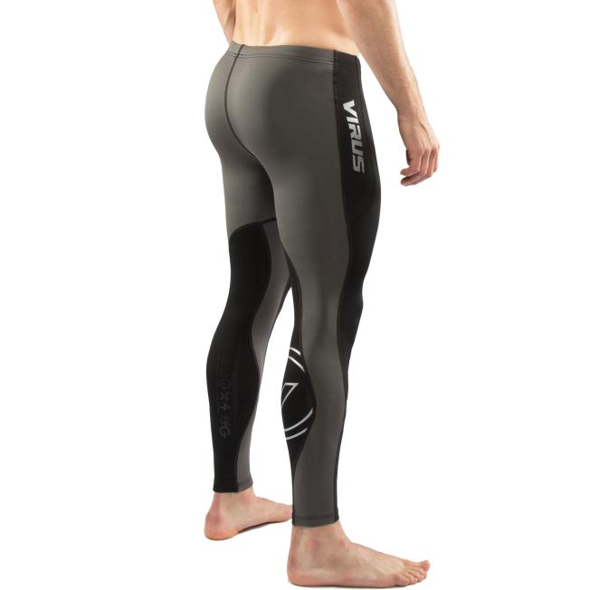 Компрессионные штаны Virus Coffee Charcoal SIO16  - Black/Grey | Фото 1