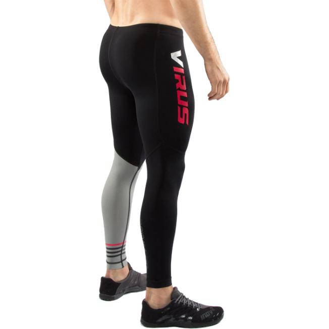 Компрессионные штаны Virus Stay Cool RX8 - Black/Grey | Фото 1