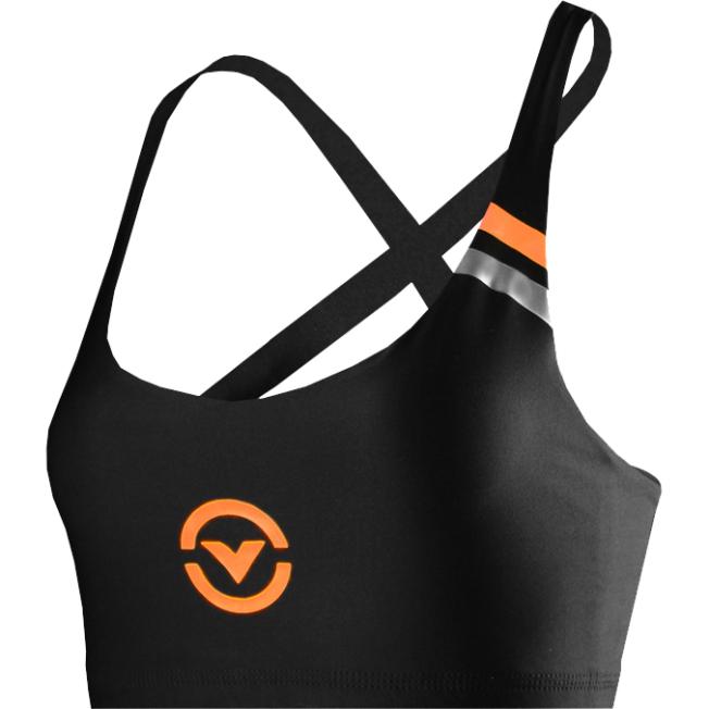 Женский тренировочный топик Virus Eco16 - Black/Orange | Фото 3