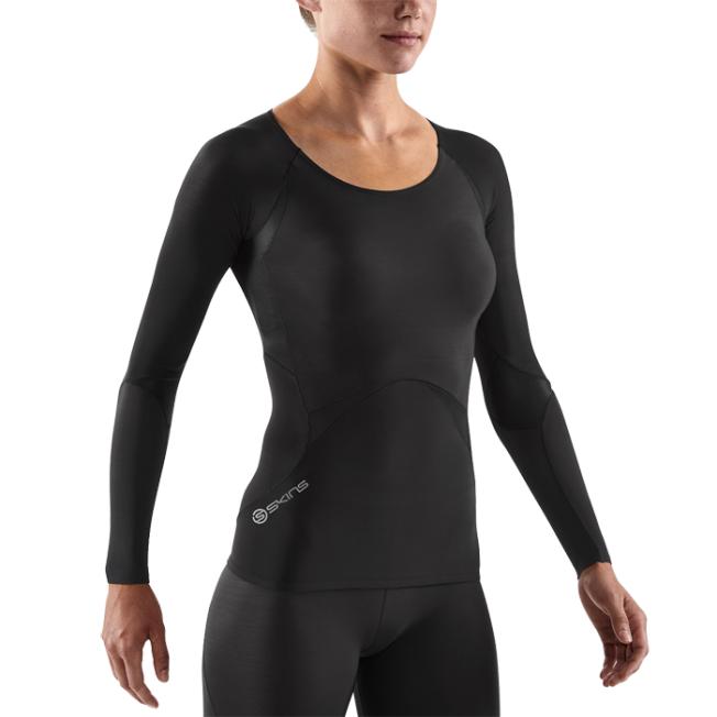 Женский рашгард Skins RY400 - Black | Фото 2