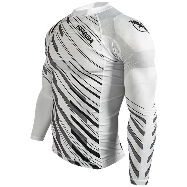 Рашгард Hayabusa Metaru Charged Longsleeve - White/Grey
