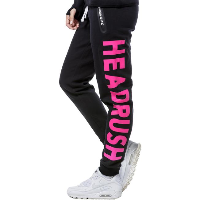 Женские спортивные штаны Headrush HR Interlock - Black/Pink