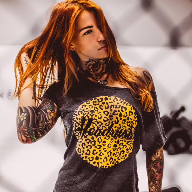 Женская футболка Headrush Leopard | Фото 1