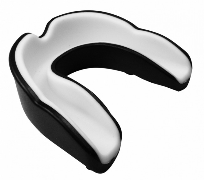 Капа боксерская Flamma Blizzard - Black/White | Фото 2