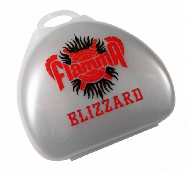 Капа боксерская Flamma Blizzard - Black/White | Фото 4