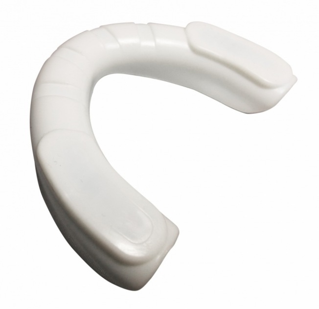 Детская капа Fight Expert - Белый/Желтый | Фото 2