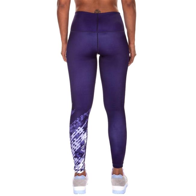 Женские компрессионные штаны Venum Neo Camo - Dark Purple | Фото 1