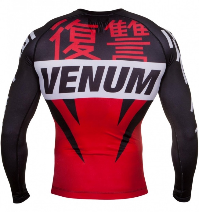 Рашгард Venum Revenge - Black/Red | Фото 1