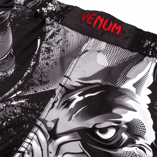 Шорты ММА Venum Werewolf - Black/Grey | Фото 4