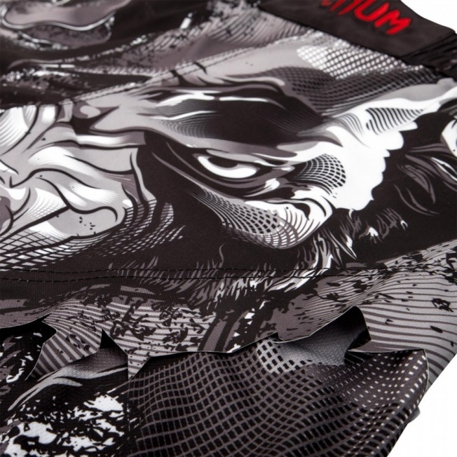 Шорты ММА Venum Werewolf - Black/Grey | Фото 5
