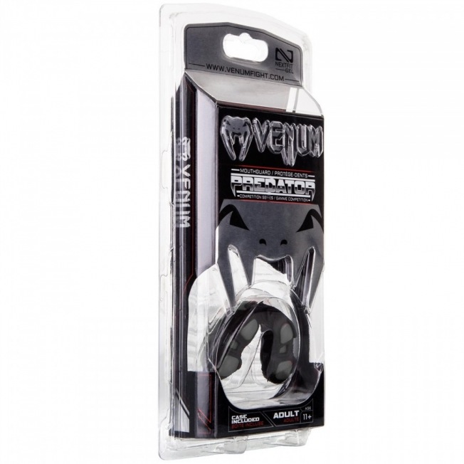 Капа боксерская Venum Predator - Black/Black | Фото 5