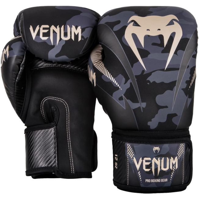 Боксерские перчатки Venum Impact - Dark Camo/Sand