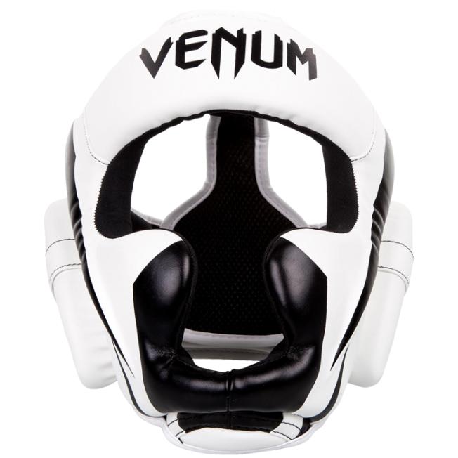 Боксерский шлем Venum Elite - White/Black | Фото 1