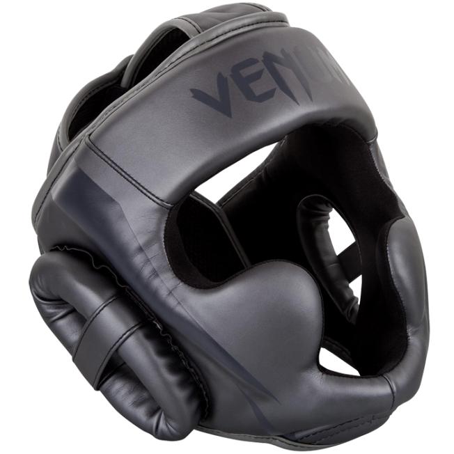 Боксерский шлем Venum Elite - Grey/Grey
