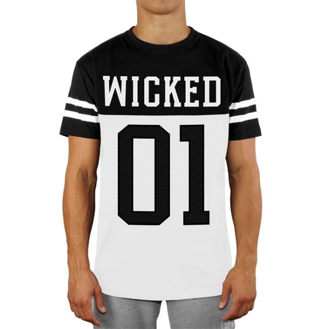 Футболка Wicked One Quarterback - White/Black