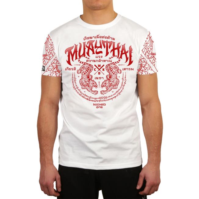 Футболка Wicked One Muay Thai - White/Red