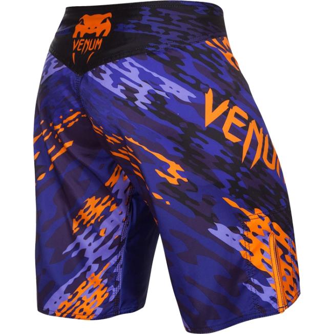 Шорты ММА Venum Neo Camo - Blue/Orange | Фото 1