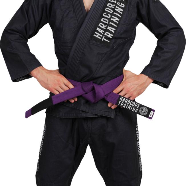 Пояс для кимоно Hardcore Training Premium - Purple | Фото 1