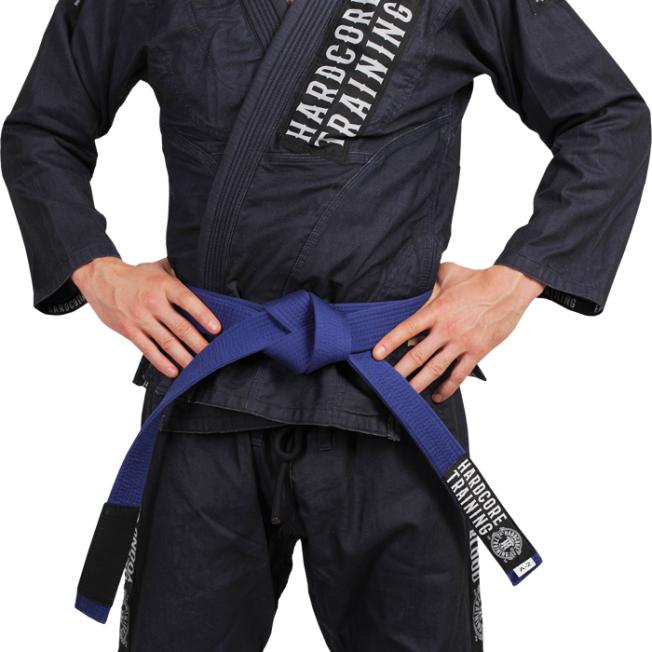 Пояс для кимоно Hardcore Training Premium - Blue | Фото 1