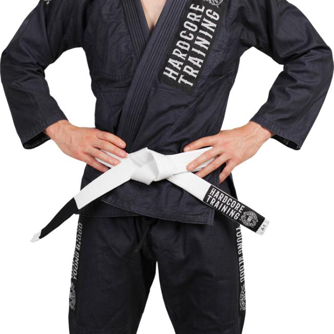 Пояс для кимоно Hardcore Training Premium - White | Фото 1