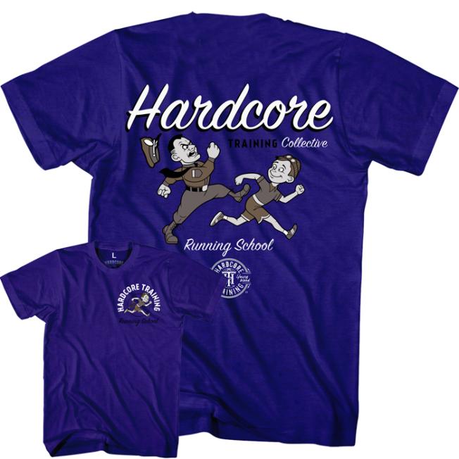 Футболка Hardcore Training Running School - Purple
