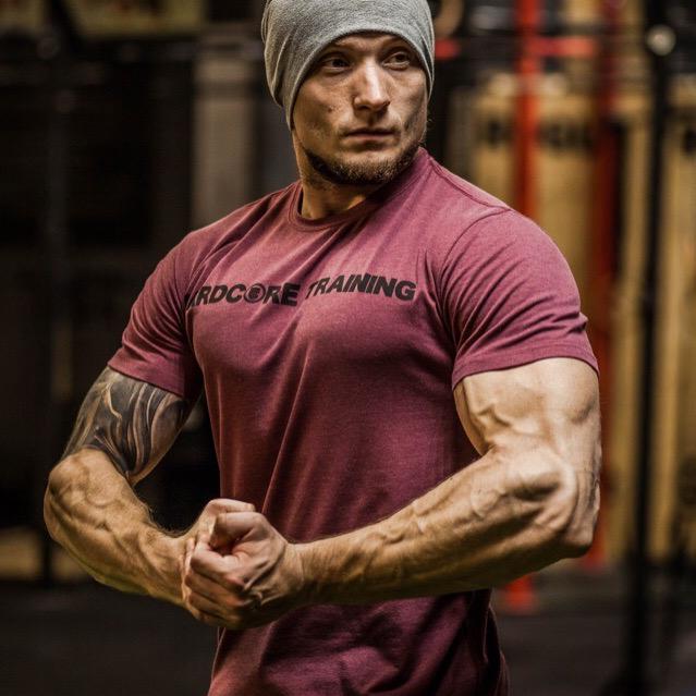 Футболка Hardcore Training Basic - Brown | Фото 3