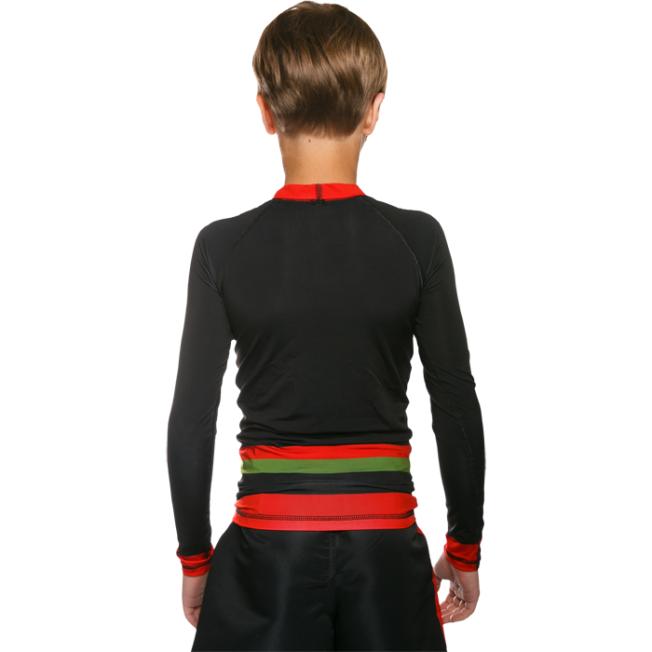 Детский рашгард Hardcore Training Red-Green | Фото 1