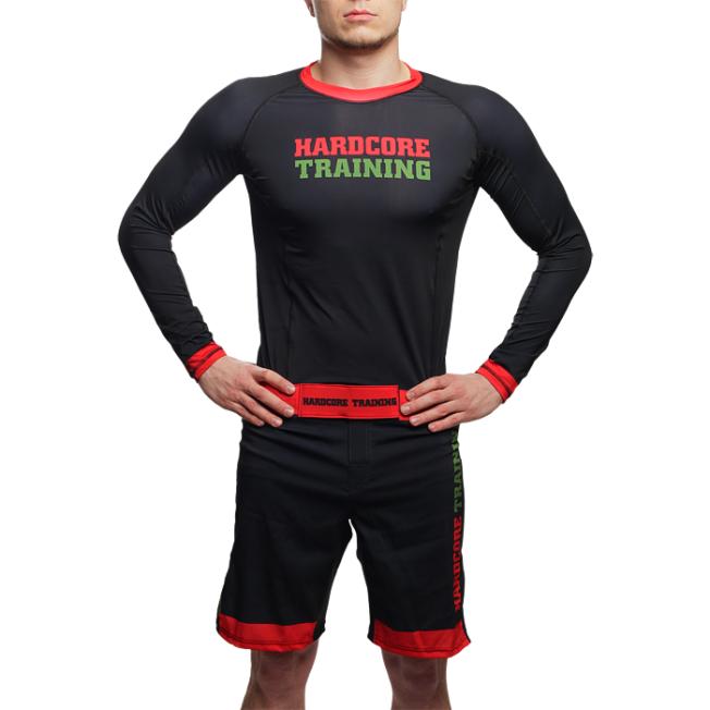 Рашгард Hardcore Training Red-Green | Фото 3