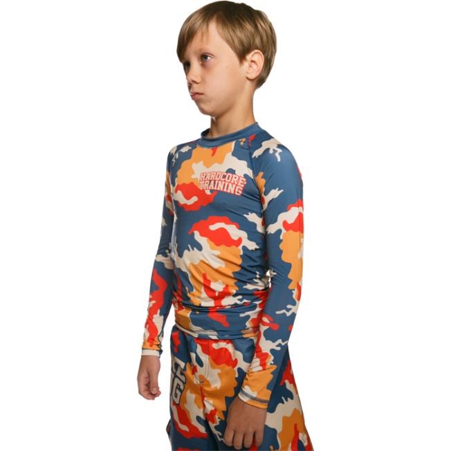 Детский рашгард Hardcore Training Autumn Camo | Фото 2