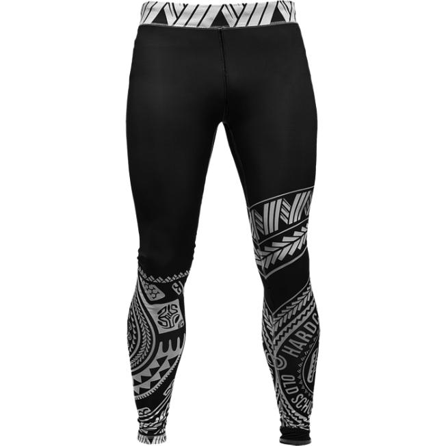 Компрессионные штаны Hardcore Training Ta Moko Black | Фото 2
