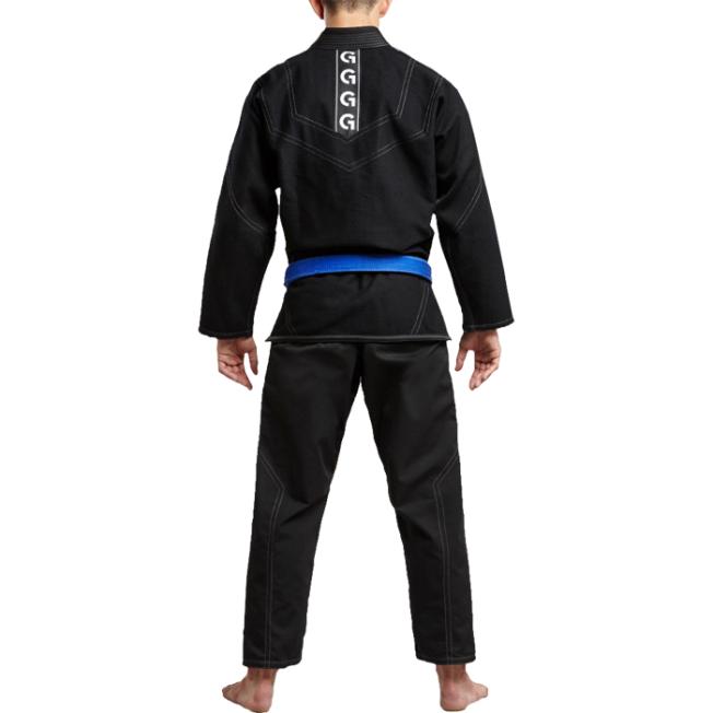 Кимоно для BJJ Grips Athletics Class Logo Tape - Black | Фото 1