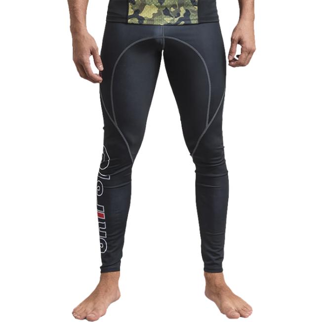 Компрессионные штаны Grips MMA BJJ Combat - Black