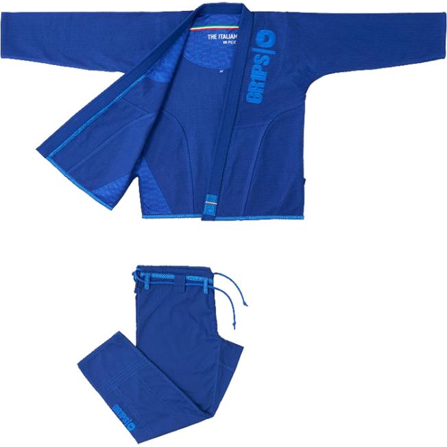 Кимоно для BJJ Grips Athletics Italian - Blue | Фото 6