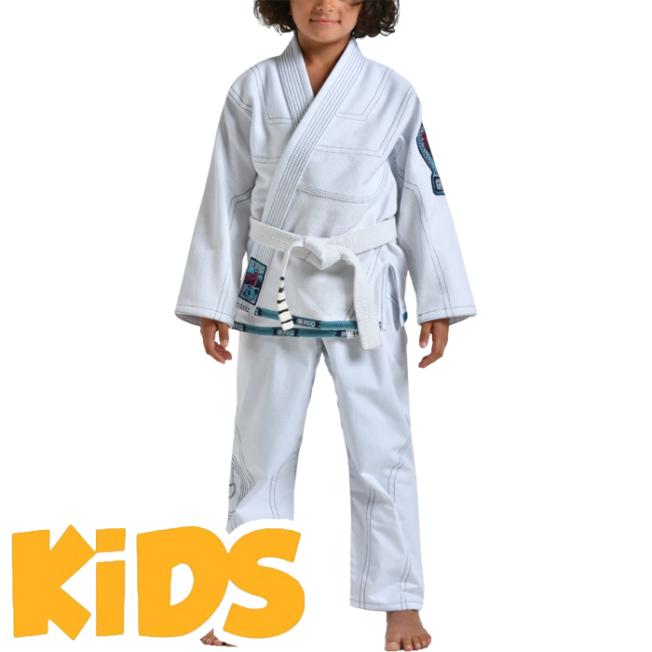 Детское кимоно для BJJ  Grips Athletics Triple - White