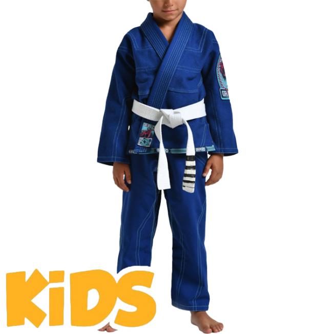 Детское кимоно для BJJ  Grips Athletics Triple - Blue