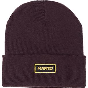 Зимняя шапка Manto Logotype - Burgundy