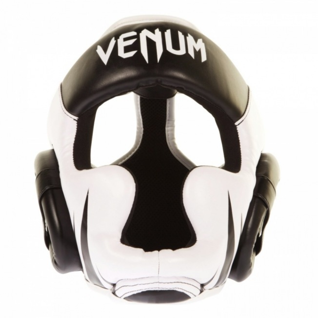 Шлем боксерский Venum Challenger 2.0 - Black/White | Фото 3