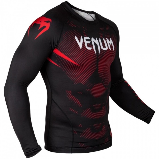 Рашгард Venum NoGi 2.0 Long Sleeves - Black | Фото 1