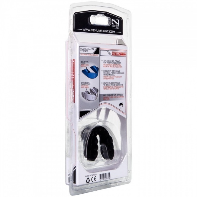 Капа боксерская Venum Challenger - Black/Yellow | Фото 5