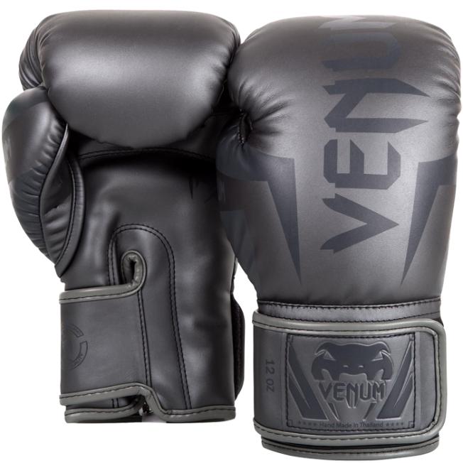 Боксерские перчатки Venum Elite - Grey