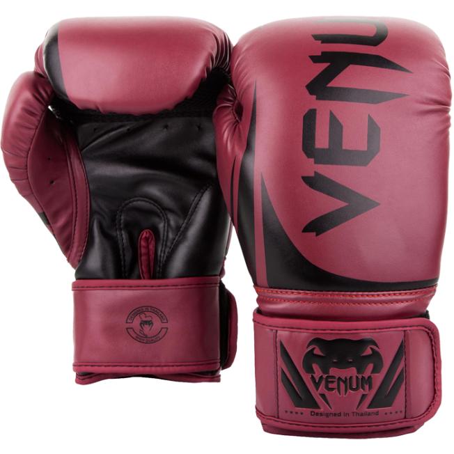 Боксерские перчатки Venum Challenger 2.0 - Red Wine/Black