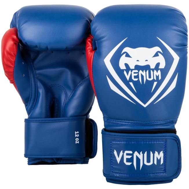 Боксерские перчатки Venum Contender - Navy Blue/Red