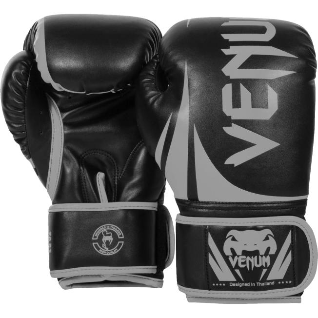 Боксерские перчатки Venum Challenger 2.0 - Black/Grey