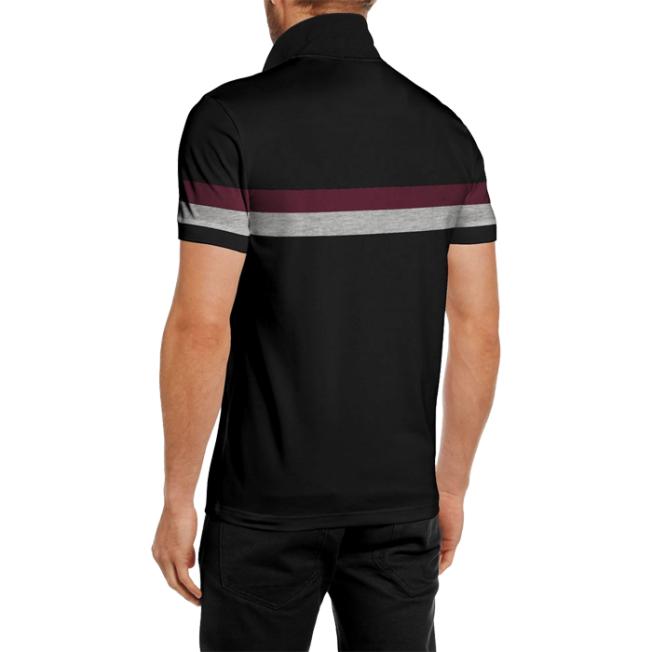 Поло Wicked One Humble - Black/Burgundy | Фото 1