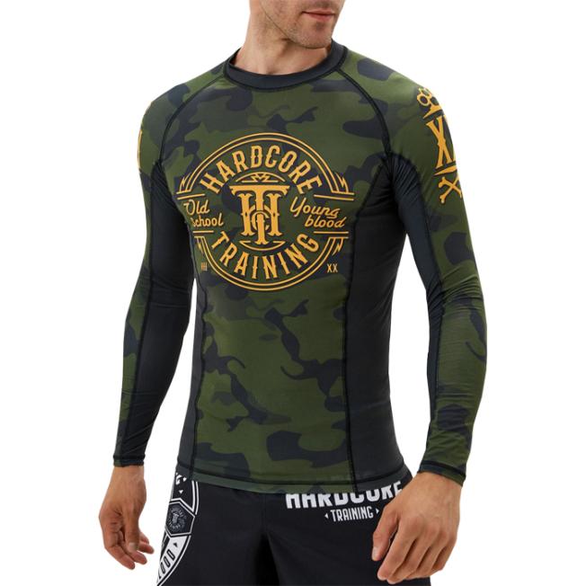Рашгард Hardcore Training Green Camo | Фото 4
