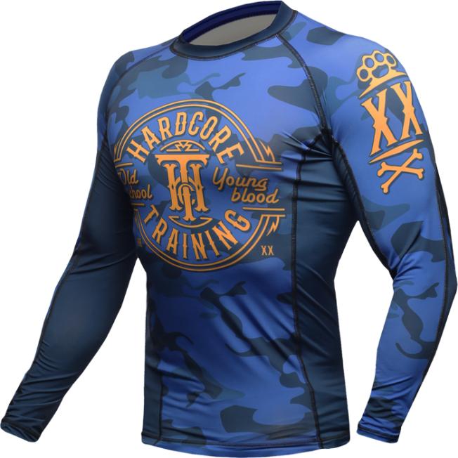 Рашгард Hardcore Training Blue Camo | Фото 2
