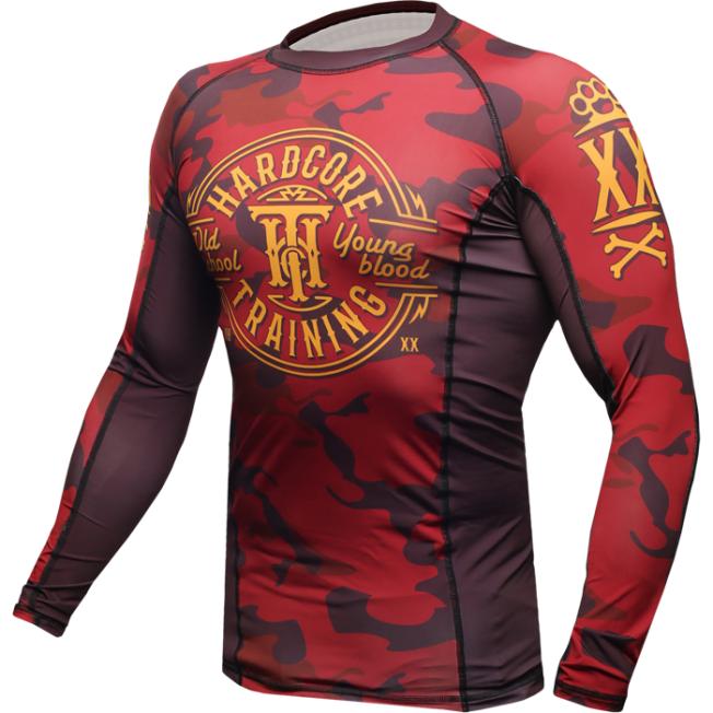 Рашгард Hardcore Training Red Camo | Фото 2