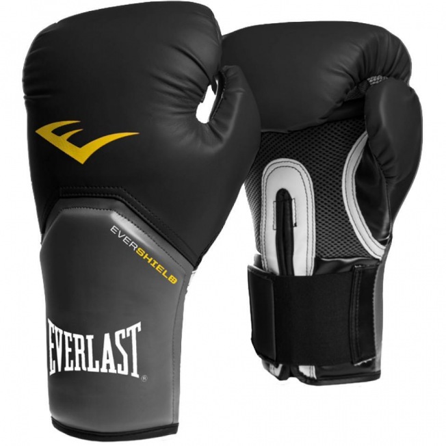 Боксерские перчатки Everlast Pro Style Elite - Черный