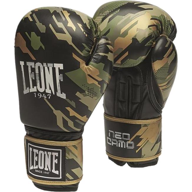 Боксерские перчатки Leone Neo Camo - Green